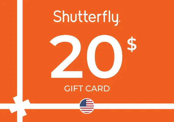 Shutterfly Gift Card 20 USD