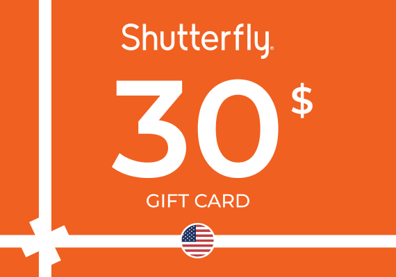 Shutterfly Gift Card 30 USD