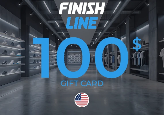 Finish Line Gift Card 100 USD