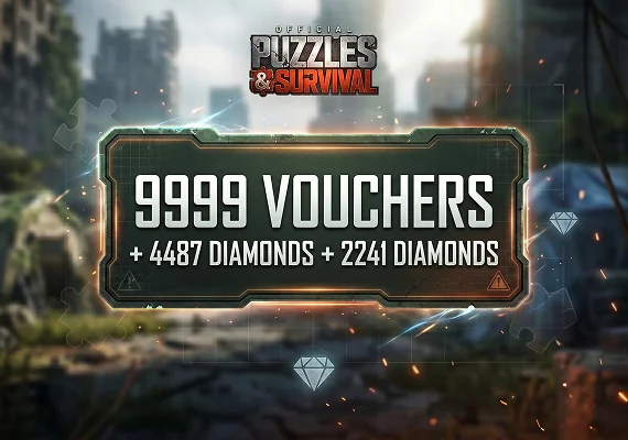 Puzzles & Survival - 9999 Vouchers + 4487 Diamonds + 2241 Diamonds