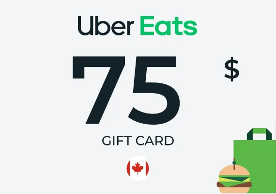 Uber Eats Gift Card 75 CAD