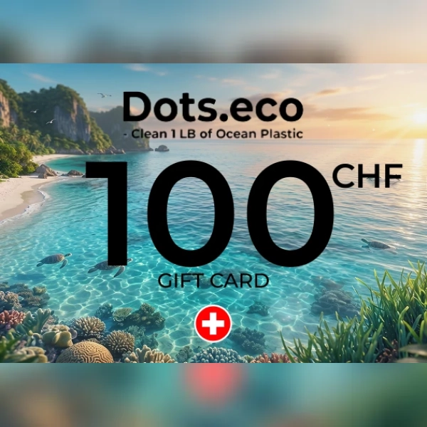 Dots.eco - Clean 1 LB of Ocean Plastic Gift Card 100 CHF Key - SWITZERLAND