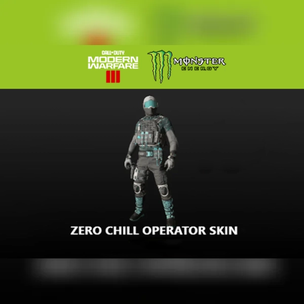 Monster Energy X Call of Duty: Zero Chill Operator Skin (DLC) Official website Key - GLOBAL