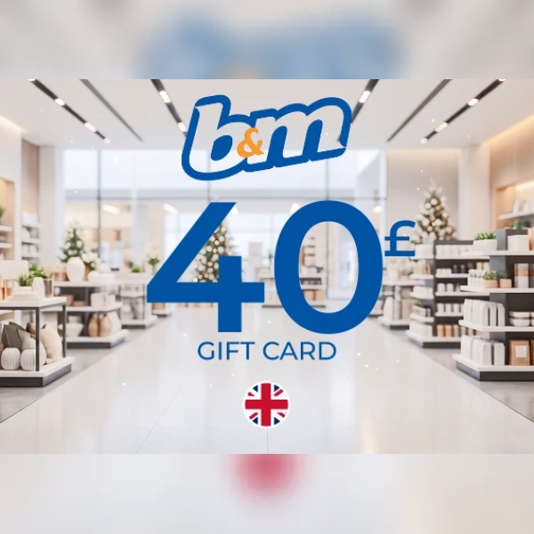 B&M Gift Card 40 GBP Key - UNITED KINGDOM