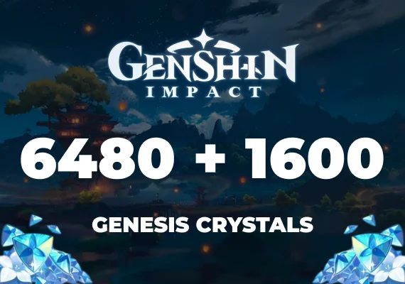 Genshin Impact - 6480 + 1600 Genesis Crystals
