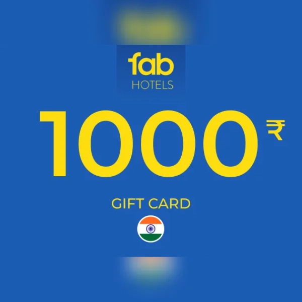 Fab Hotels Gift Card 1000 INR Key - INDIA