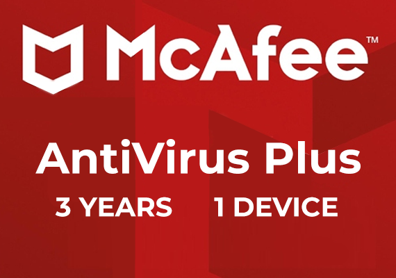 Mcafee Antivirus Plus 3 Years 1 Device Key - GLOBAL