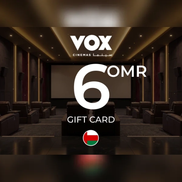 VOX Cinemas Gift Card 6 OMR Key - OMAN