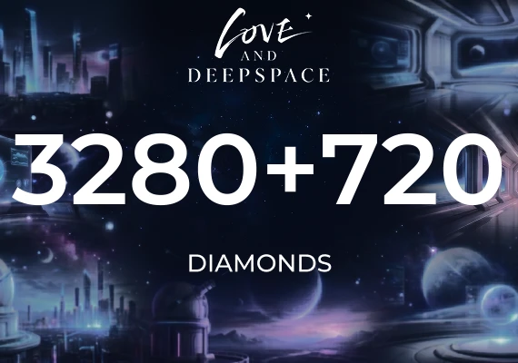 Love and Deepspace - 3280 Crystals+720 Diamonds 