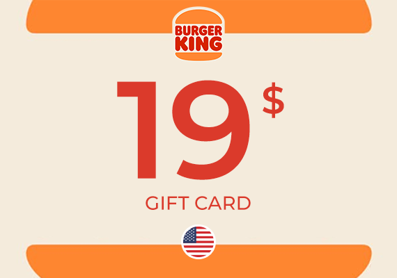 Burger King Gift Card 19 USD