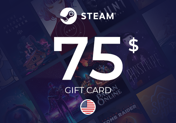 Steam Wallet Gift Card 75 USD Steam Wallet Gift Card 75 USD