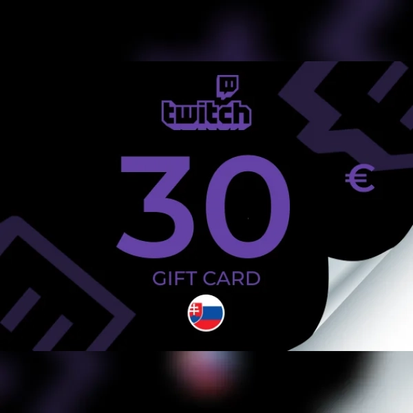 Twitch Gift Card 30 EUR Key - SLOVAKIA