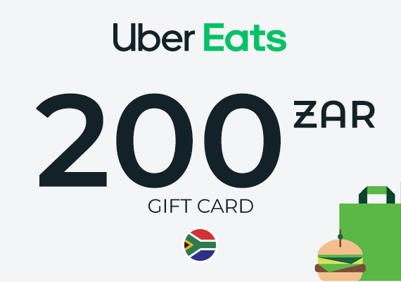 Uber Eats Gift Card 200 ZAR Uber Eats Gift Card 200 ZAR