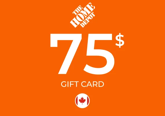 The Home Depot Gift Card 75 CAD