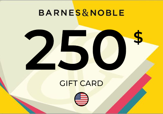 Barnes and Noble Gift Card 250 USD
