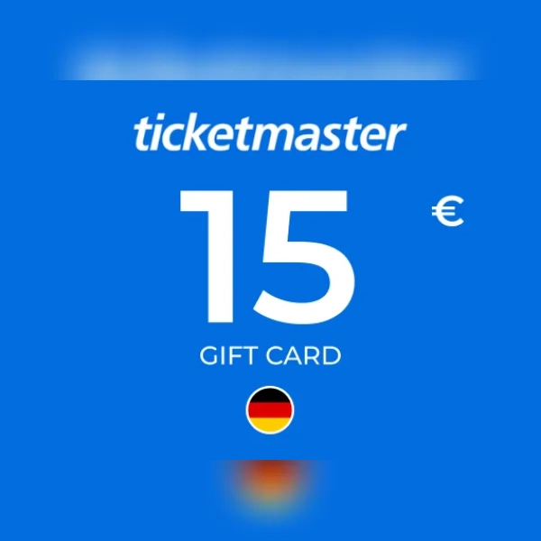 Ticketmaster Gift Card 15 EUR Key - GERMANY