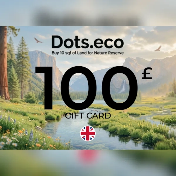 Dots.eco - Buy 10 sqf of Land for Nature Reserve Gift Card 100 GBP Key - UNITED KINGDOM