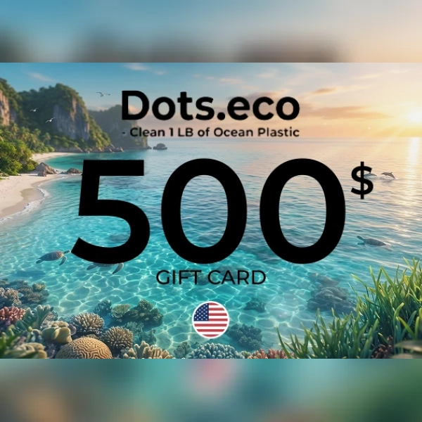Dots.eco - Clean 1 LB of Ocean Plastic Gift Card 500 USD Key - UNITED STATES