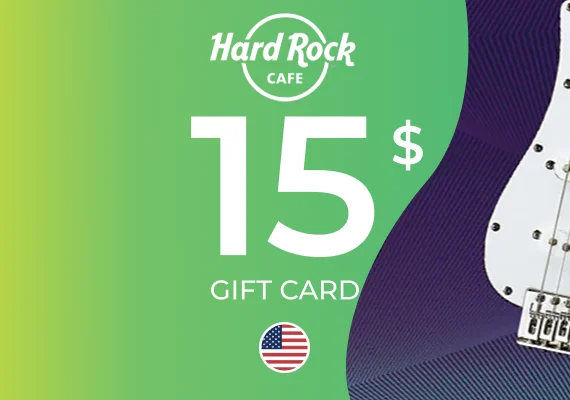 Hard Rock Cafe Gift Card 15 USD Key - UNITED STATES