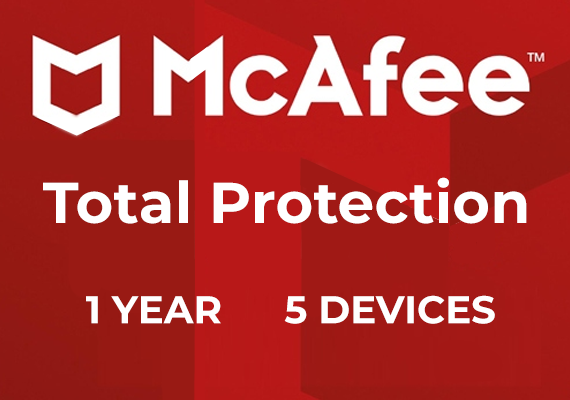 Mcafee Total Protection 1 Year 5 Devices Key - GLOBAL