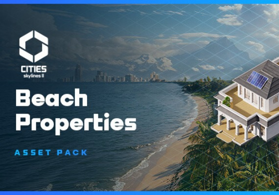 Cities: Skylines II - Beach Properties (DLC) (PC) Cities: Skylines II - Beach Properties (DLC) (PC)