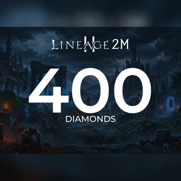 Lineage2M - 400 Diamonds Direct Top-Up - GLOBAL