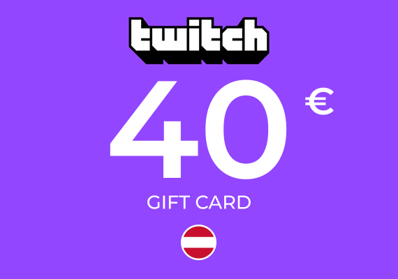 Twitch Gift Card 40 EUR Twitch Gift Card 40 EUR