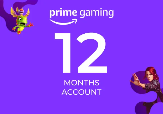 Amazon Prime Gaming - 12 Months ACCOUNT