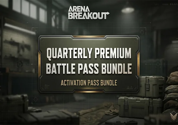 Arena Breakout - Quarterly Premium Battle Pass Bundle Activation Pass Bundle Direct Top-Up - GLOBAL
