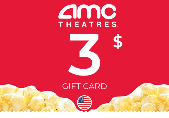 AMC Theatres Gift Card 3 USD