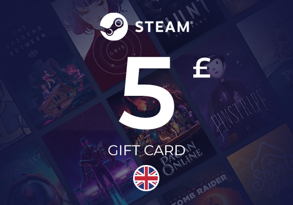 Steam Wallet Gift Card 5 GBP Steam Wallet Gift Card 5 GBP