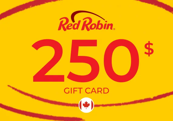 Red Robin Gift Card 250 CAD