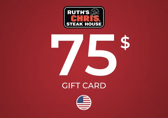 Ruth's Chris Steak House Gift Card 75 USD