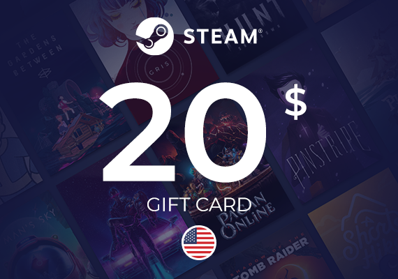 Steam Wallet Gift Card 20 USD Steam Wallet Gift Card 20 USD