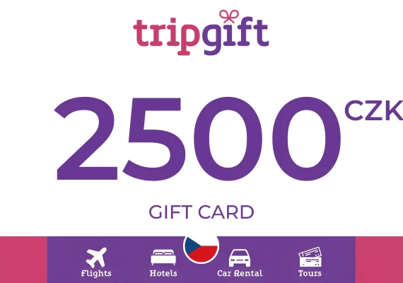 TripGift Gift Card 2500 CZK