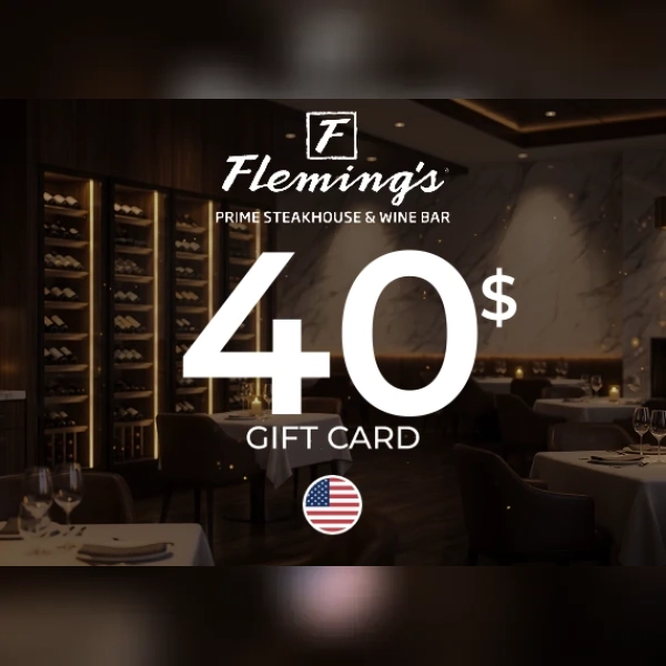 Fleming's Prime Steakhouse & Wine Bar Gift Card 40 USD Key - UNITED STATES