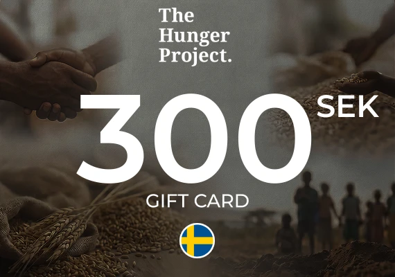 Hungerprojektet Gift Card 300 SEK