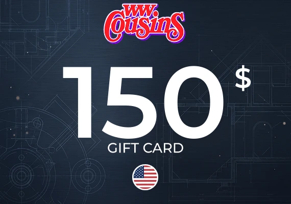 W.W. Cousins Gift Card 150 USD 