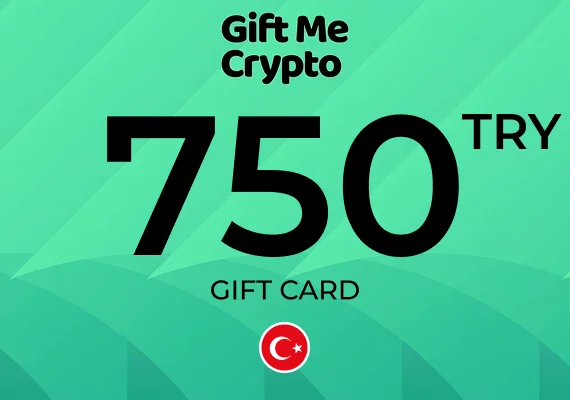 Gift Me Crypto Gift Card 750 TRY
