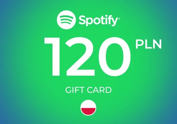 Spotify Gift Card 120 PLN Spotify Gift Card 120 PLN