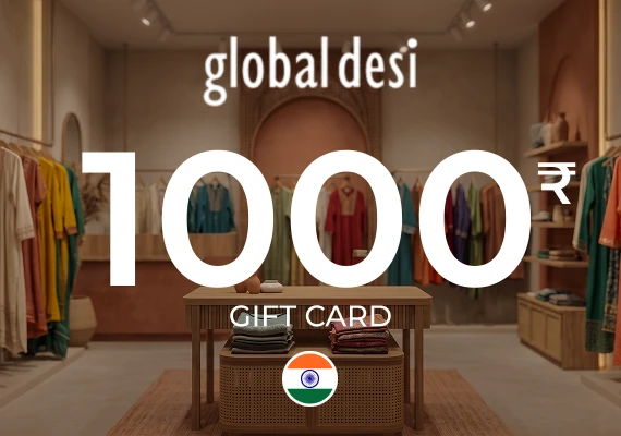 Global Desi Gift Card 1000 INR