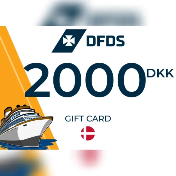 DFDS Gift Card 2000 DKK Key - DENMARK