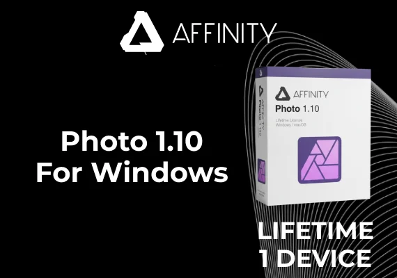 Affinity Photo 1.10 For Windows (Lifetime / 1 Device)