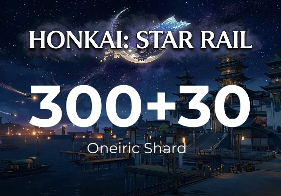Honkai: Star Rail - 300+30 Oneiric Shard Direct Top-Up - GLOBAL