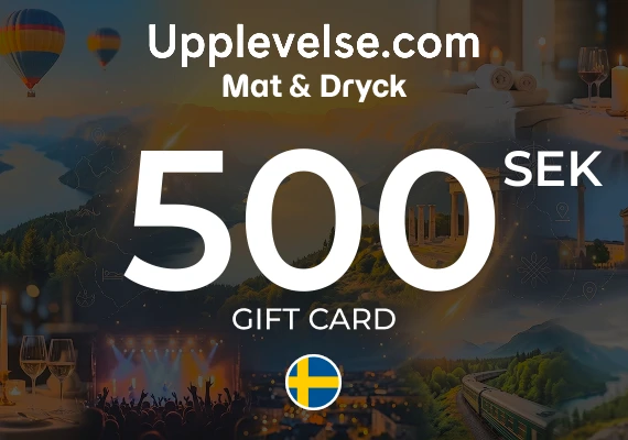 Mat & Dryck – Upplevelse.com Gift Card 500 SEK