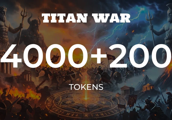 Titan War - 4000 +200 Tokens 