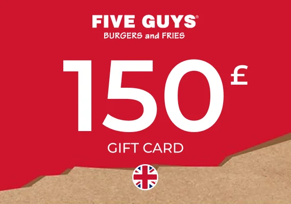 Five Guys Gift Card 150 GBP