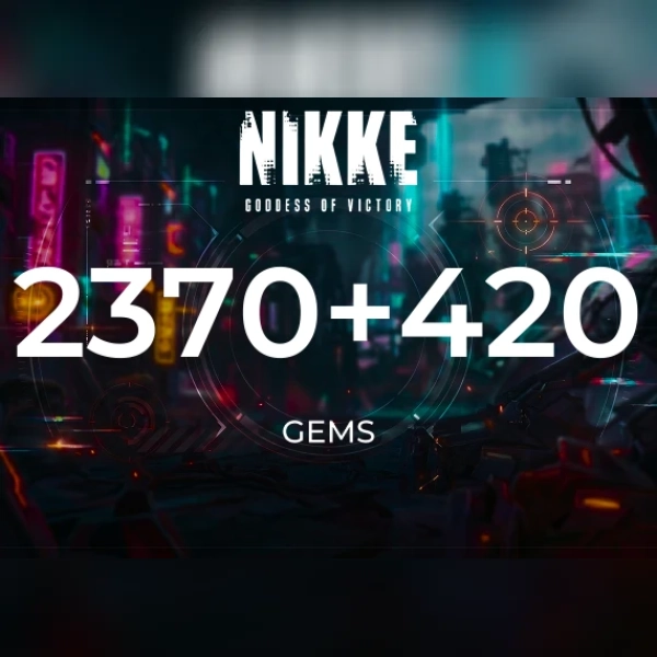 Goddess of Victory: Nikke - 2370 + 420 Gems Direct Top-Up - GLOBAL
