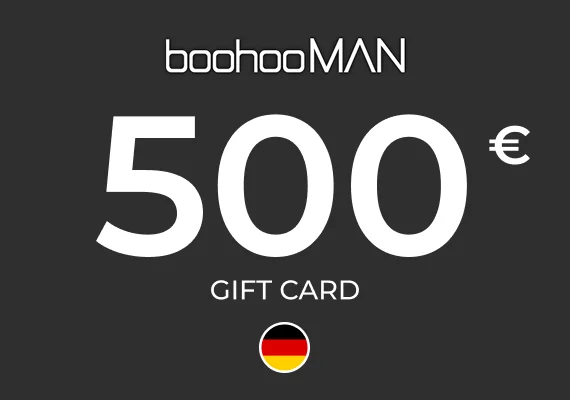 BoohooMAN Gift Card 500 EUR