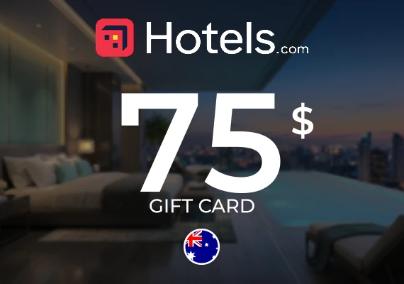 Hotels.com Gift Card 75 AUD